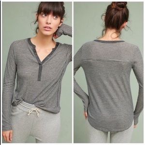 Anthropologie Akemi+Kin Aluna Lurey Henley Top